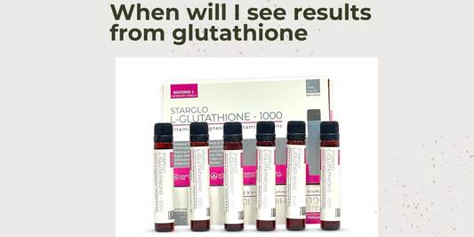 When will i see results from glutathione