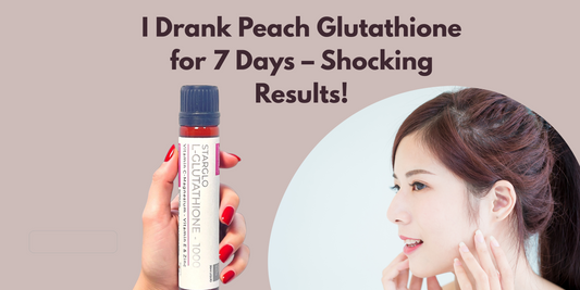 I Drank Peach Glutathione for 7 Days – Shocking Results!