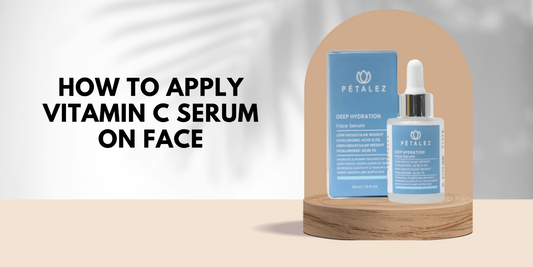 How to apply vitamin c serum on face