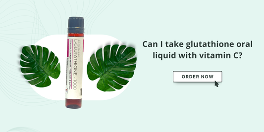 Can I take glutathione oral liquid with vitamin C?