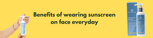 Benefits of wearing sunscreen on face everyday