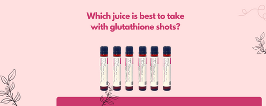 Which juice is best to take with glutathione shots?