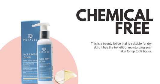 chemical free face and body lotion for everyday skincare