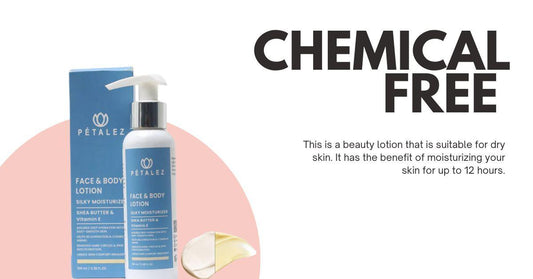 chemical free face and body lotion for everyday skincare