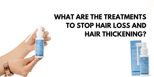 What are the treatments to stop hair loss and hair thickening?