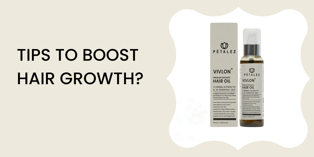 What are some healthy hair care tips to boost hair growth?