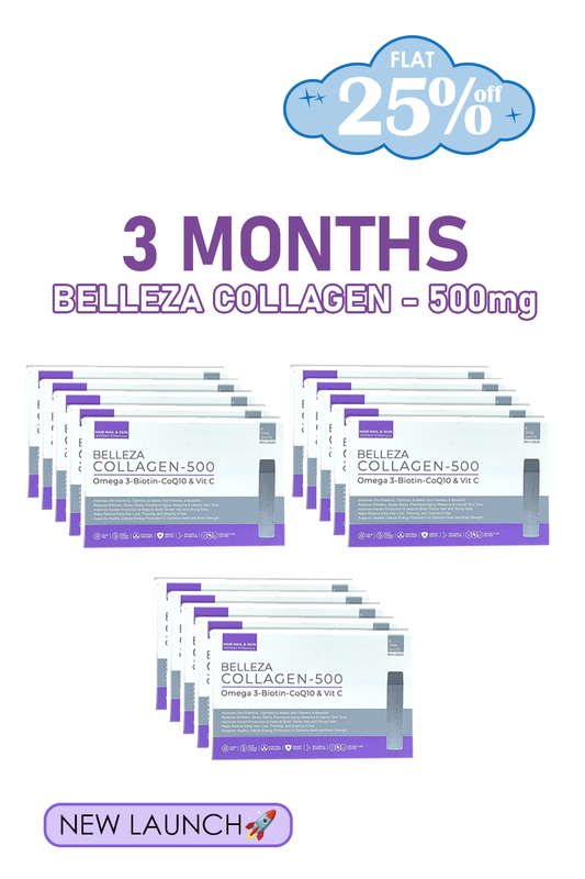 15 PACKS BELLEZA SHOTS COLLAGEN + BIOTIN - 3 MONTH DOSE